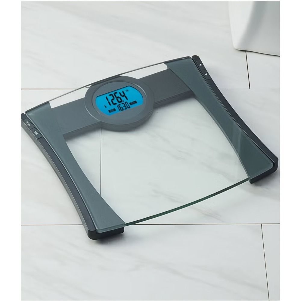 EatSmart Digital Bathroom Scale Unisex OS Black PrecisionCALPAL BMI Calorie
